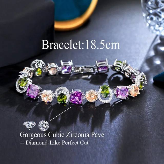Cz Purple Bracelet