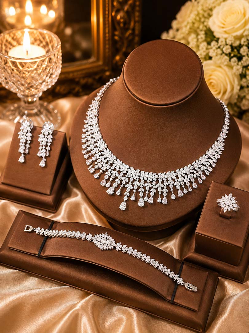 Noir Elegance Necklace Set