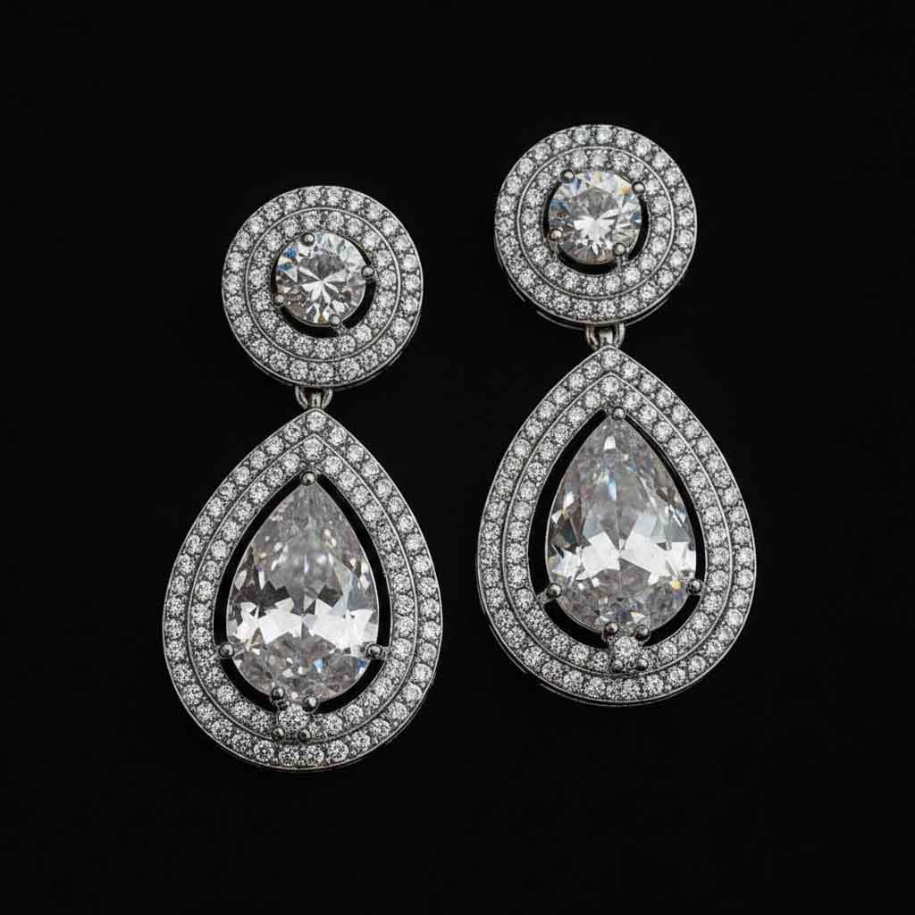 Diamond Bloom Earrings