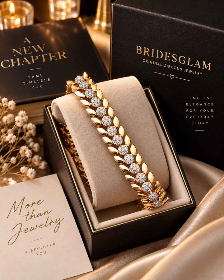 Elaris Gold Cz Bracelet