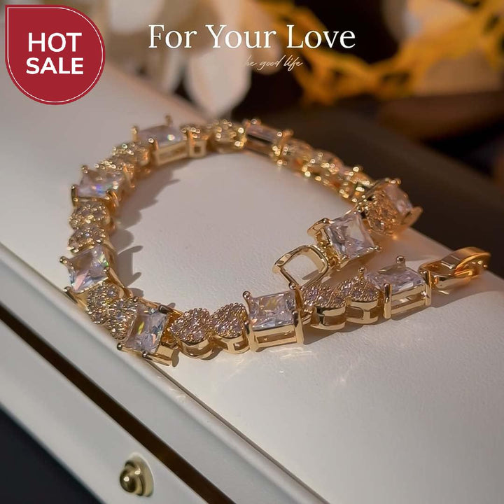 Royal Radiant Heart Bracelet