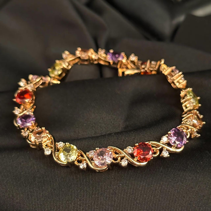 Multicolor Zircon Bracelet