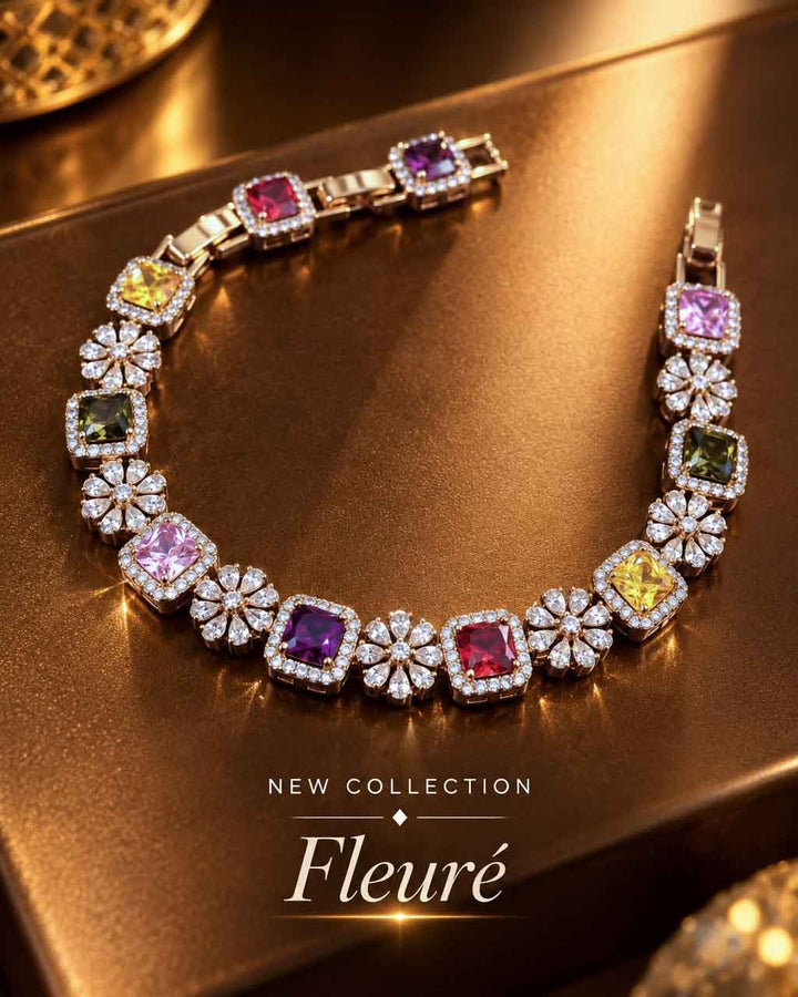 Classic Multicolor Cz Bracelet