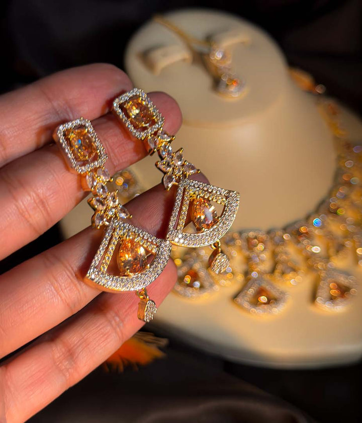 Two Tone Bride Cz Set