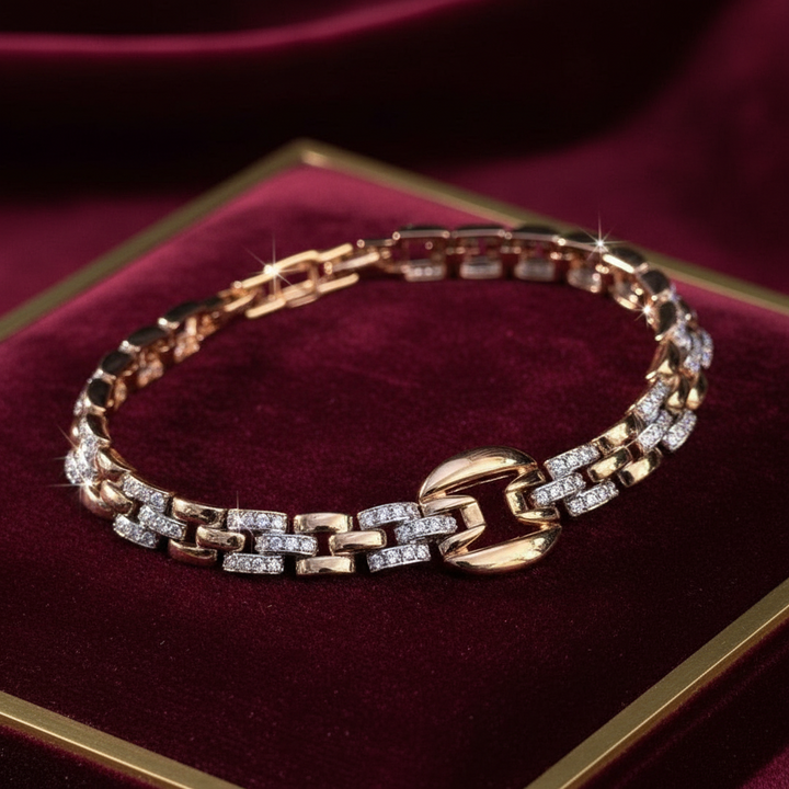 Crown Link Bracelet