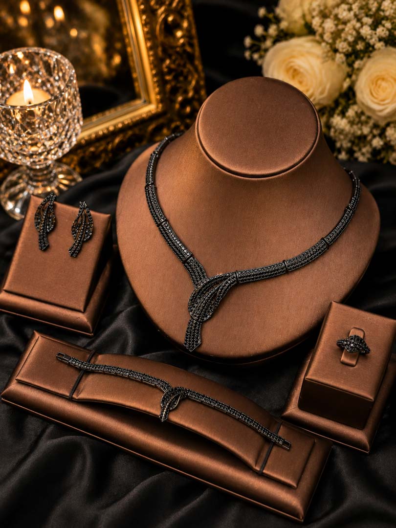 Black Royal Zircon Set