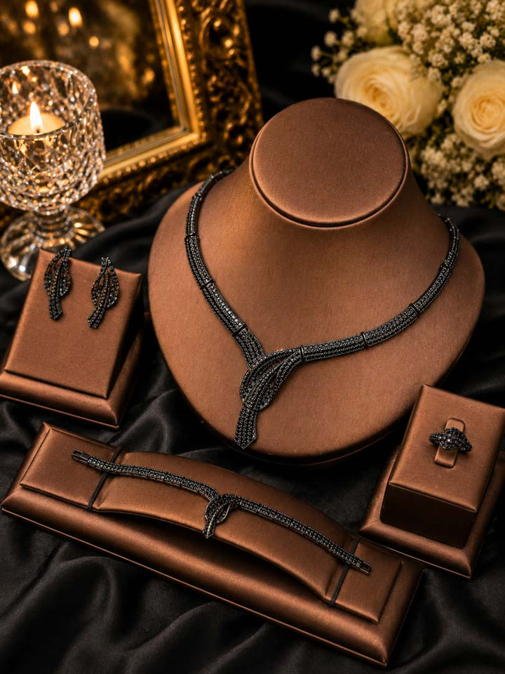 Black Royal Zircon Set