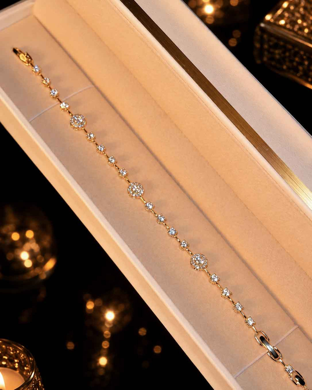 Diamond Cut Glossy Bracelet
