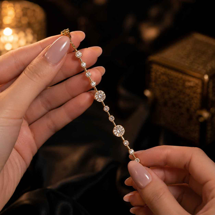 Diamond Cut Glossy Bracelet
