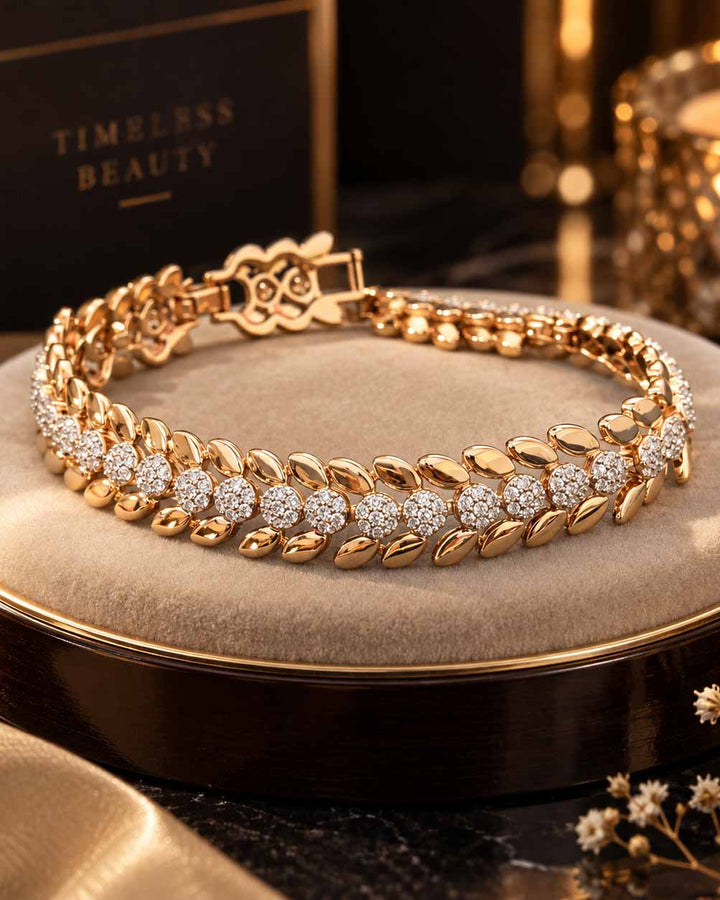 Elaris Gold Cz Bracelet