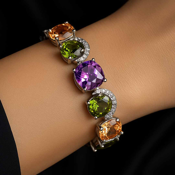 Imperial Shine Cz Purple Bracelet