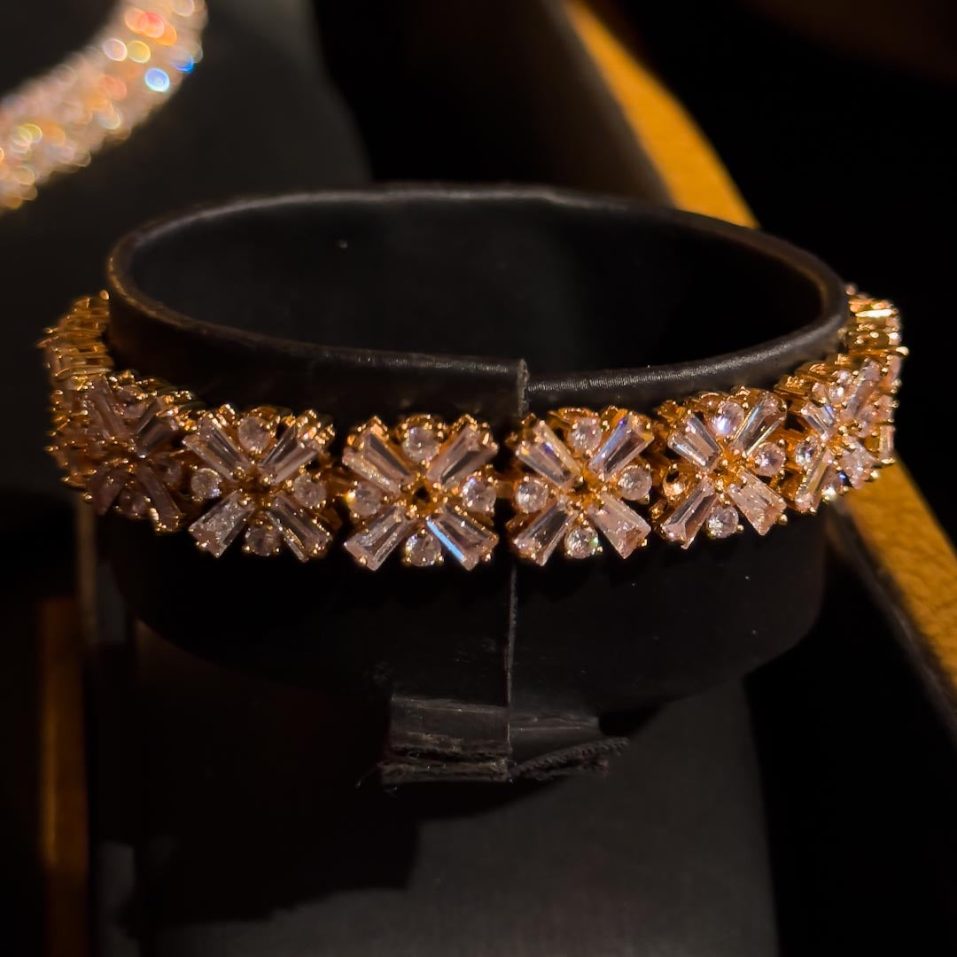 Dubai Gold Plated Zircon Set