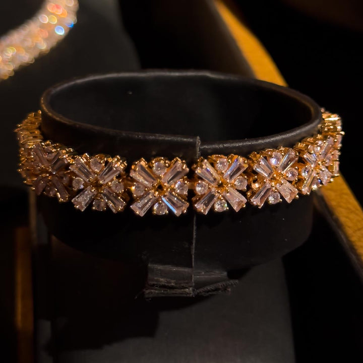 Dubai Gold Plated Zircon Set