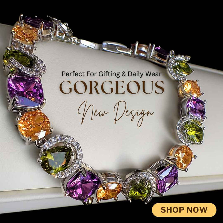 Imperial Shine Cz Purple Bracelet