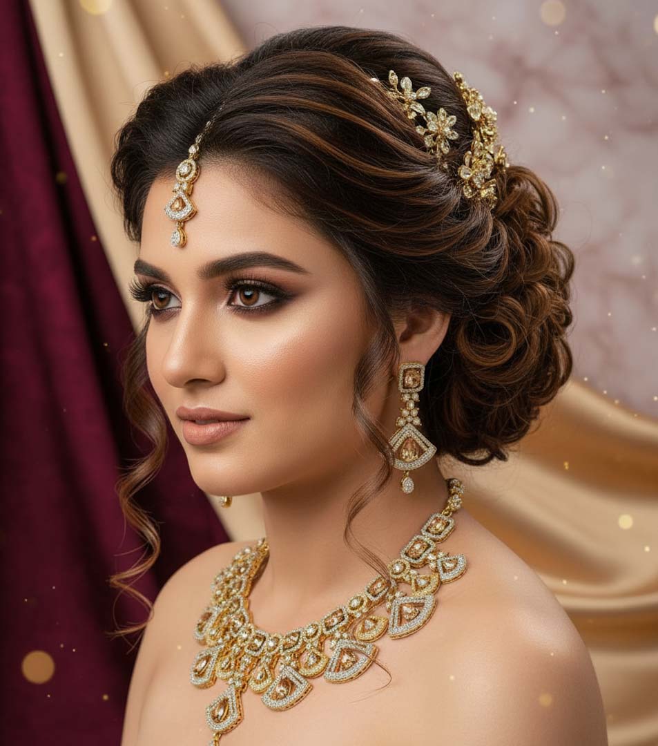 Two Tone Bride Cz Set