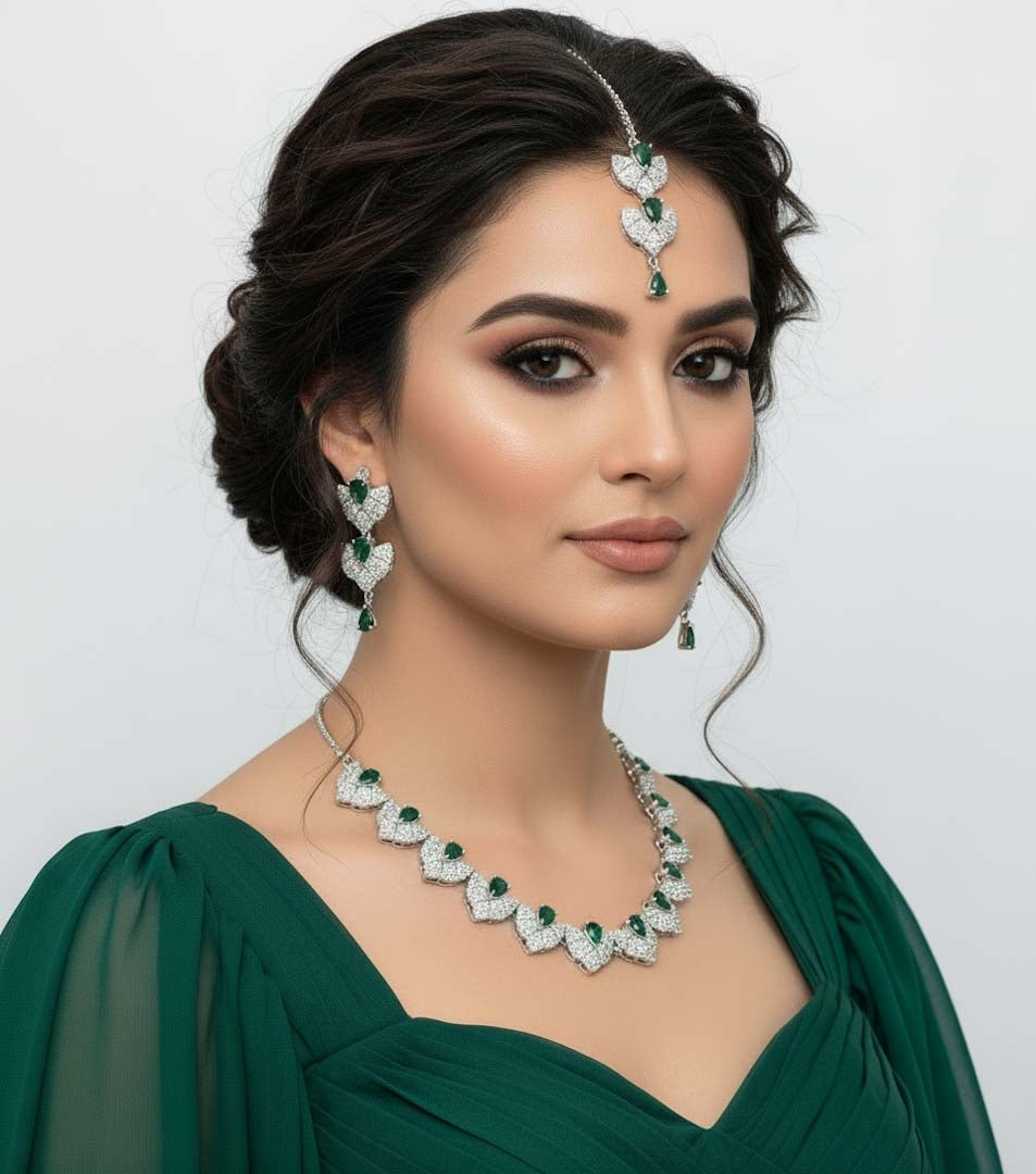 Emerald Crown Sparkle Set