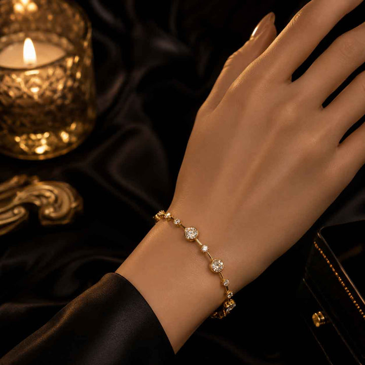 Diamond Cut Glossy Bracelet