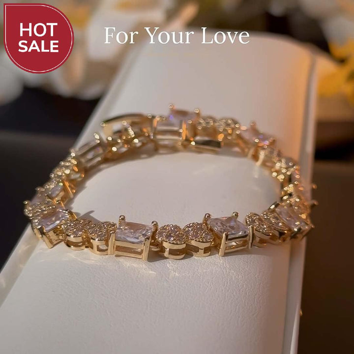 Royal Radiant Heart Bracelet