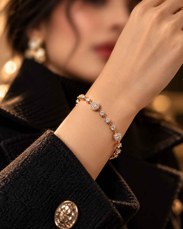 Diamond Cut Glossy Bracelet