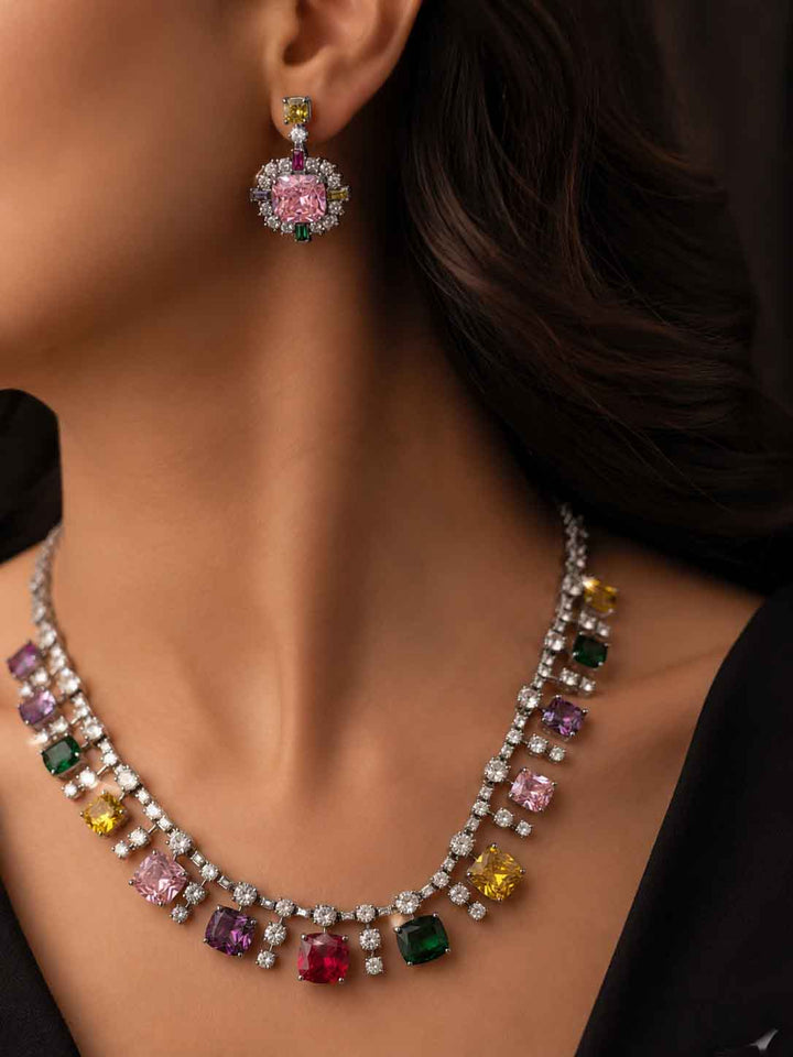 Majestic Mosaic Necklace Set