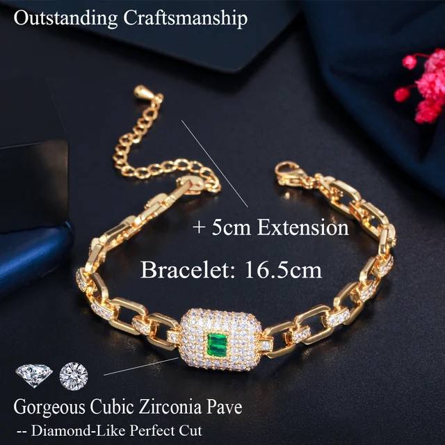 Emerald CZ Bracelet