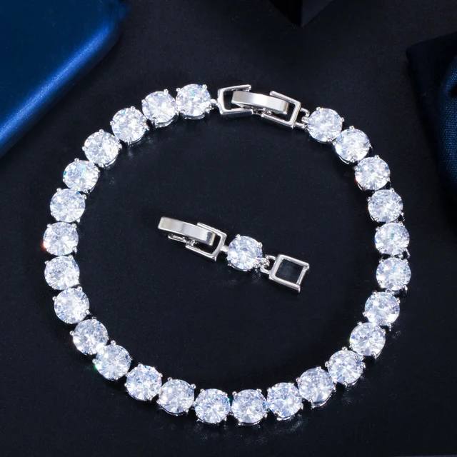Diamond Cut Cz Bracelet