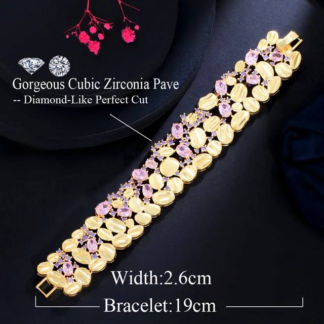 Arabic Design Cz Bracelet