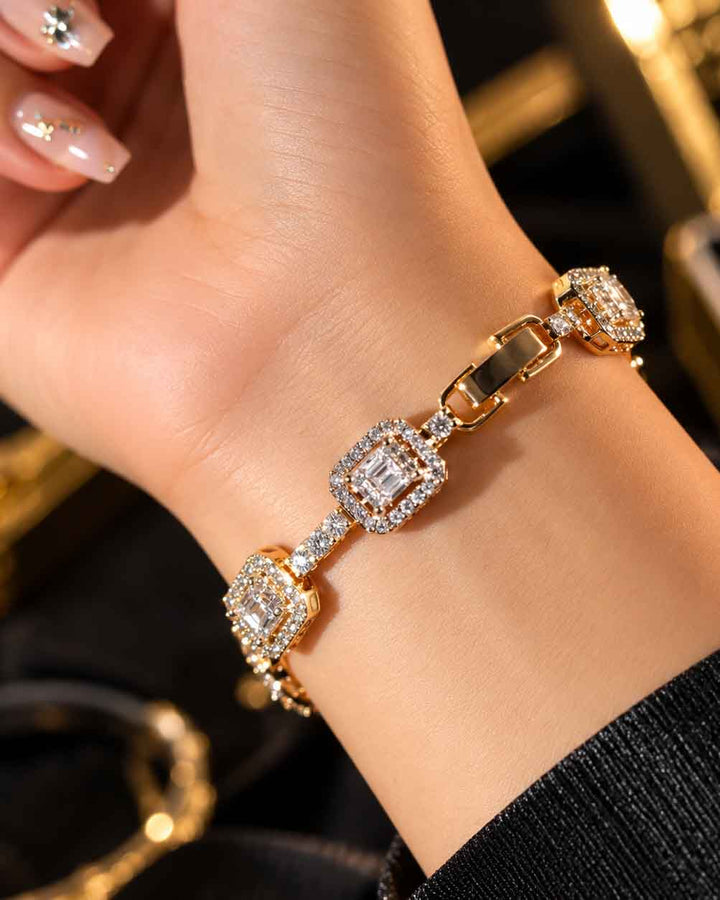 Regal Square Cz Bracelet