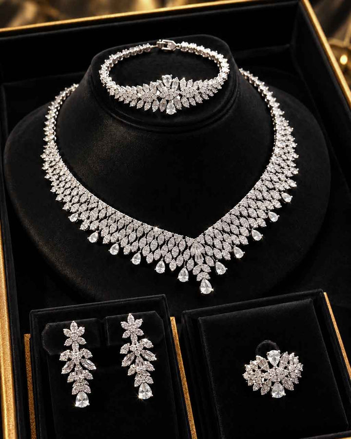 Radiant White Cz Set