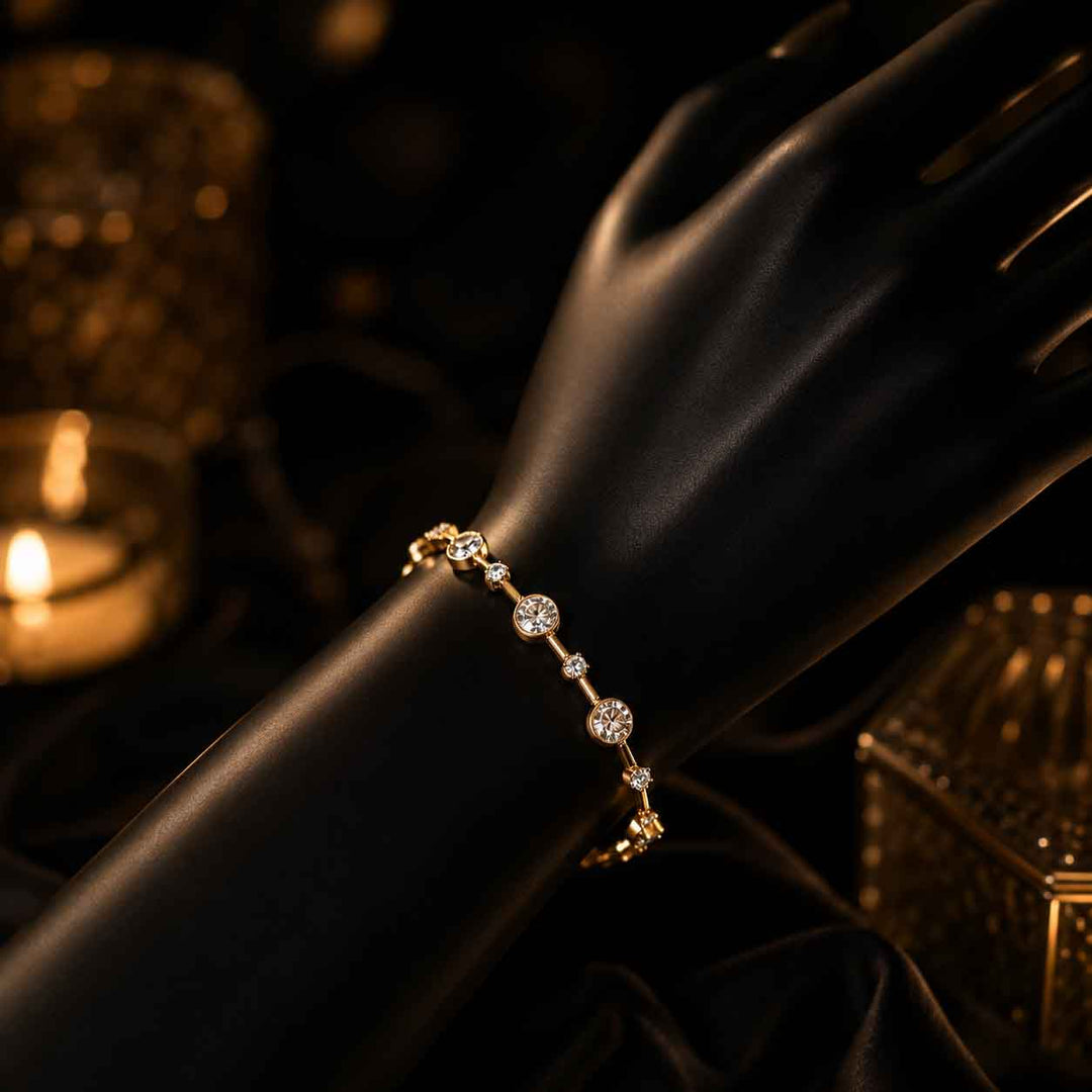 Diamond Cut Glossy Bracelet