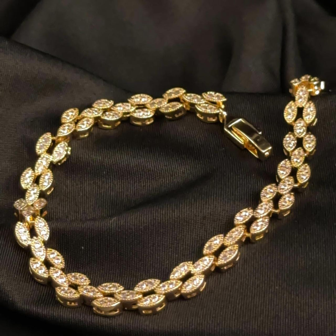 Link Chain Cz Bracelet