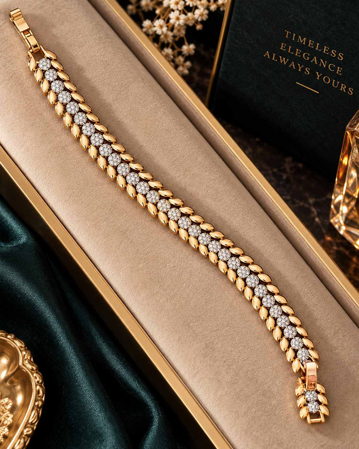 Elaris Gold Cz Bracelet