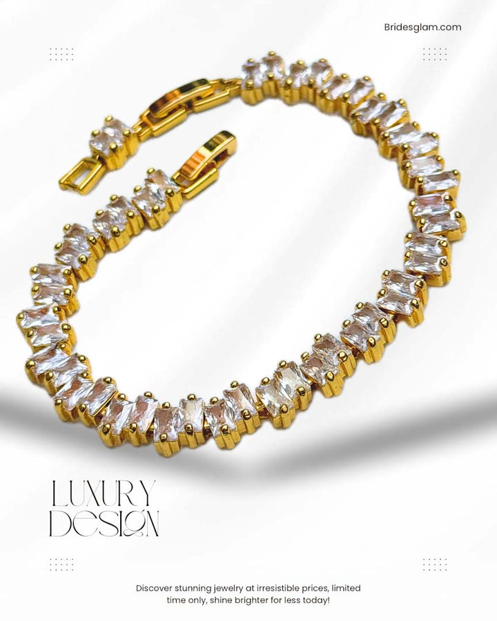 24k Cz Bracelet
