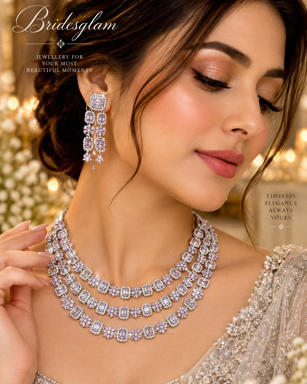 Imperial lilac Necklace