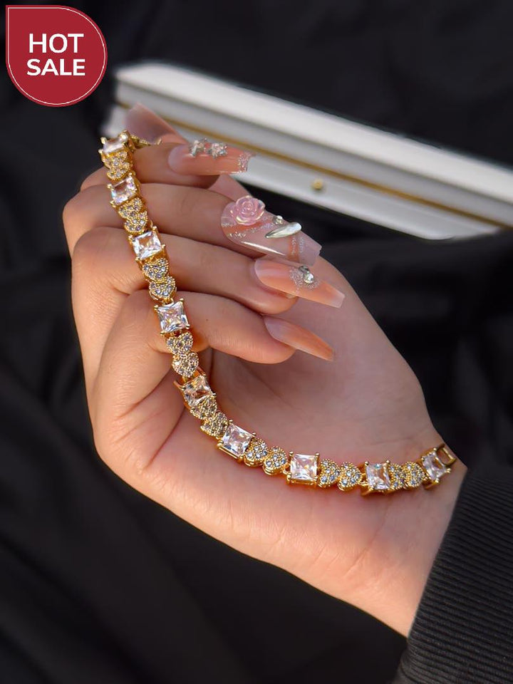 Royal Radiant Heart Bracelet