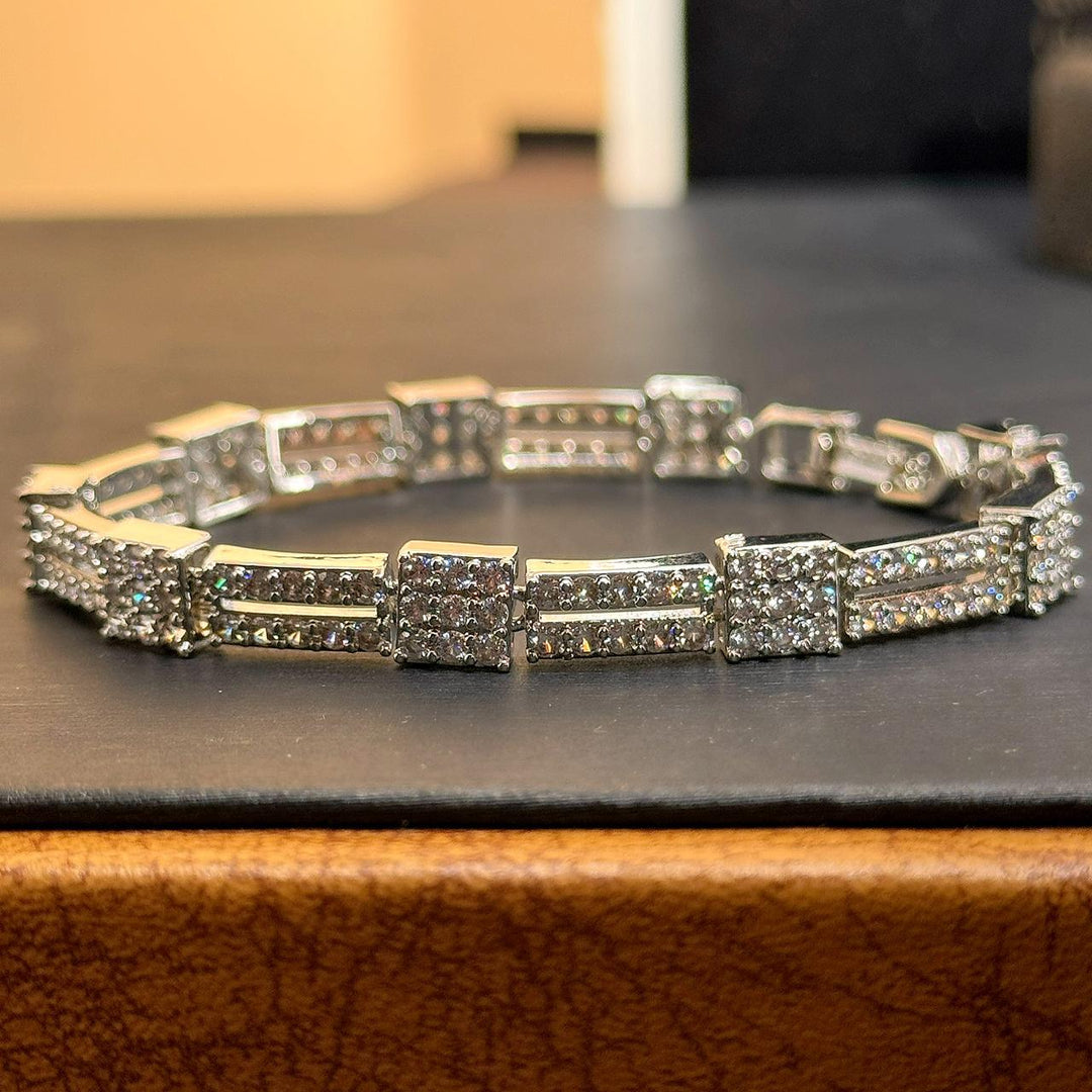 Diamond Cut Zircon Bracelet