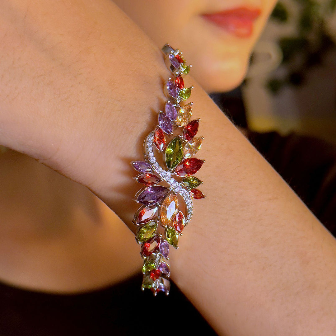 Multicolour Cz Bracelet