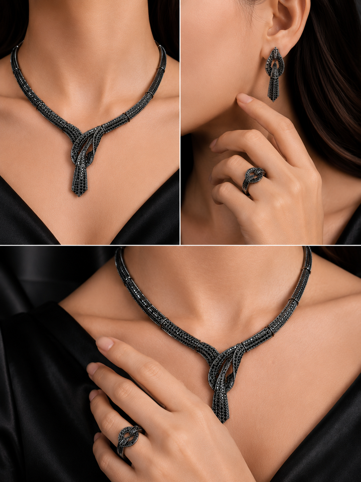 Black Royal Zircon Set