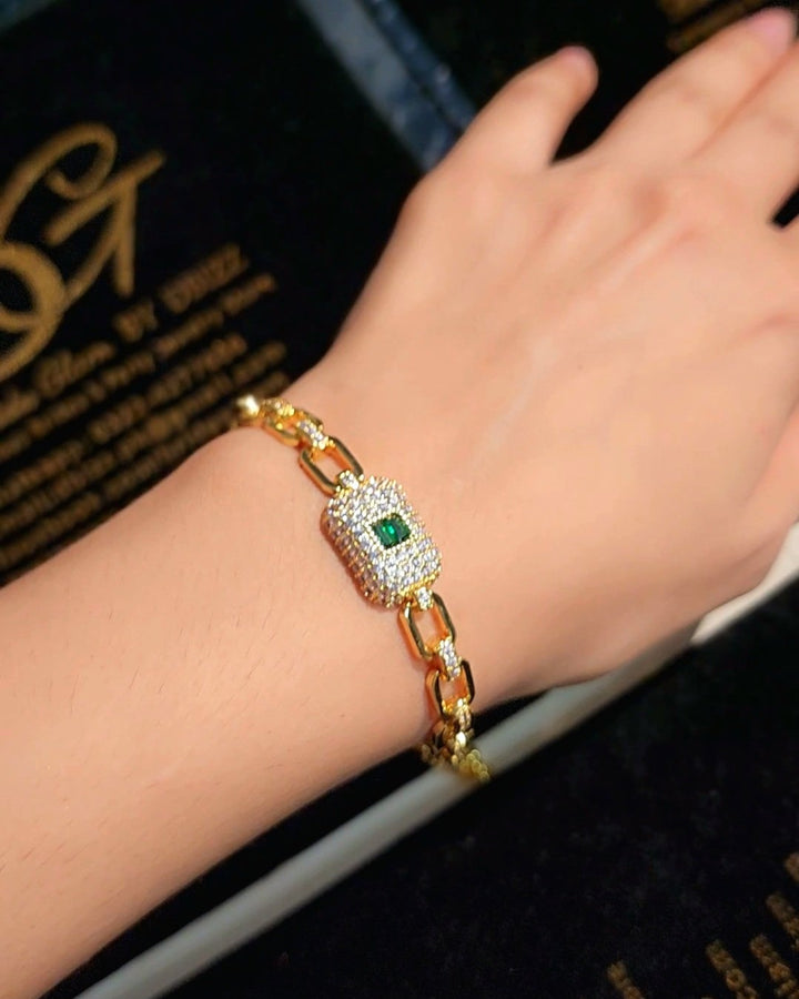 Emerald CZ Bracelet